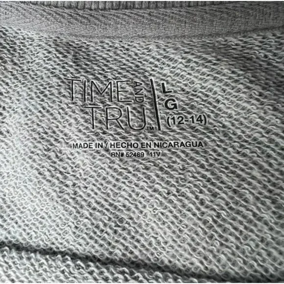 Green and Grey Camo Long Sleeve Crew Neck Sweater Size Large - Picture 8 of 10